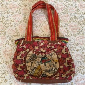 Sakroots Cloth Hobo Shoulder Bag